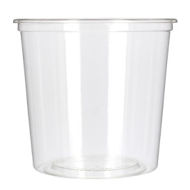 Récipient Compostable PLA Transparent 720ml (50 Utés)