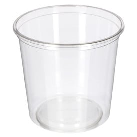 Récipient Compostable PLA Transparent 720ml (600 Utés)