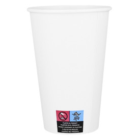 Gobelet Carton Blanc ECO 16Oz/480ml Ø9cm (50 Utés)