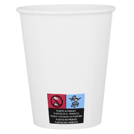 Gobelet Carton Blanc ECO 8 Oz/240ml Ø8cm (50 Utés)