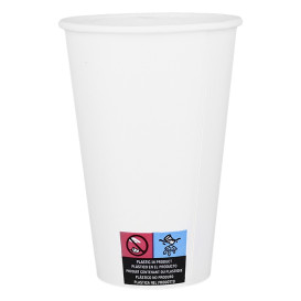 Gobelet Carton Blanc ECO 12 Oz/360ml Ø8cm (100 Utés)