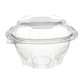 Saladier Rond avec charnière PET 370ml (600 Utés)