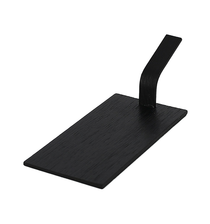 Mini Pelle Bambou Noire Pour Tapas 10x5cm (100 Utés) Mini Pelle Bambou Noire Pour Tapas 10x5cm (100 Utés)
