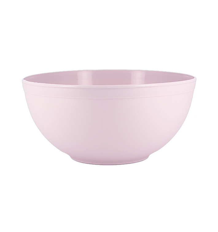 Bol Réutilisable Durable PP Minéral Rose 2l Ø20cm (1 Uté) Bol Réutilisable Durable PP Minéral Rose 2l Ø20cm (1 Uté)