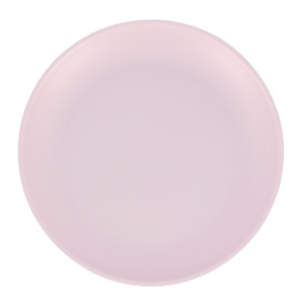 Assiette Réutilisable Durable PP Minéral Rose Ø23,5cm (6 Utés)