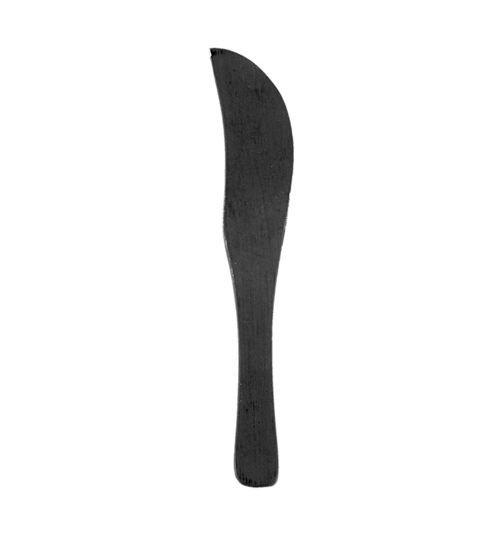 Couteau Bambou Degustation Noir 9cm (500 Unités) Couteau Bambou Degustation Noir 9cm (500 Unités)