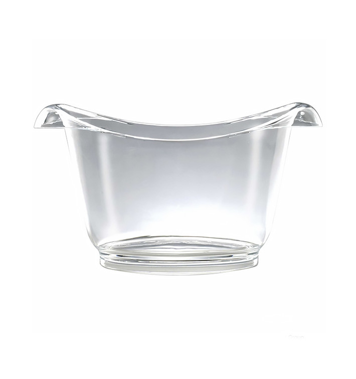 Seau à glace réutilisable SAN Transparent pour 7-8 bouteilles (4 Uds) Seau à glace réutilisable SAN Transparent pour 7-8 bouteilles (4 Uds)
