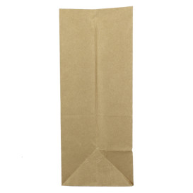 Sac en papier KRAFT sans anses 80g/m² 30+18x43cm (25 Utés)