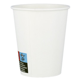 Gobelet Carton Blanc ECO 7Oz/210ml Ø7cm (50 Utés)