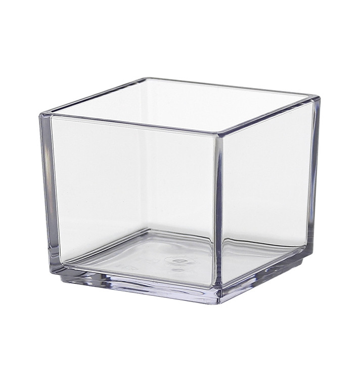 Bol Dégustation Durable SAN "Cube " Transparent 65ml (72 Utés) Bol Dégustation Durable SAN "Cube " Transparent 65ml (72 Utés)