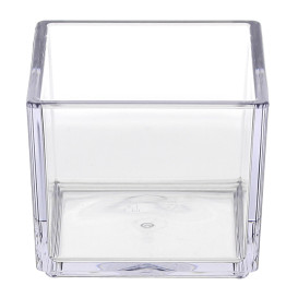 Bol Dégustation Durable SAN "Cube " Transparent 65ml (72 Utés)