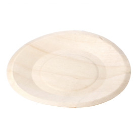 Assiette en Bois Ronde Ø15,5cm (50 Unités)