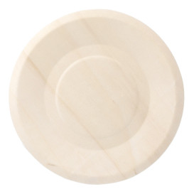 Assiette en Bois Ronde Ø15,5cm (300 Unités) 