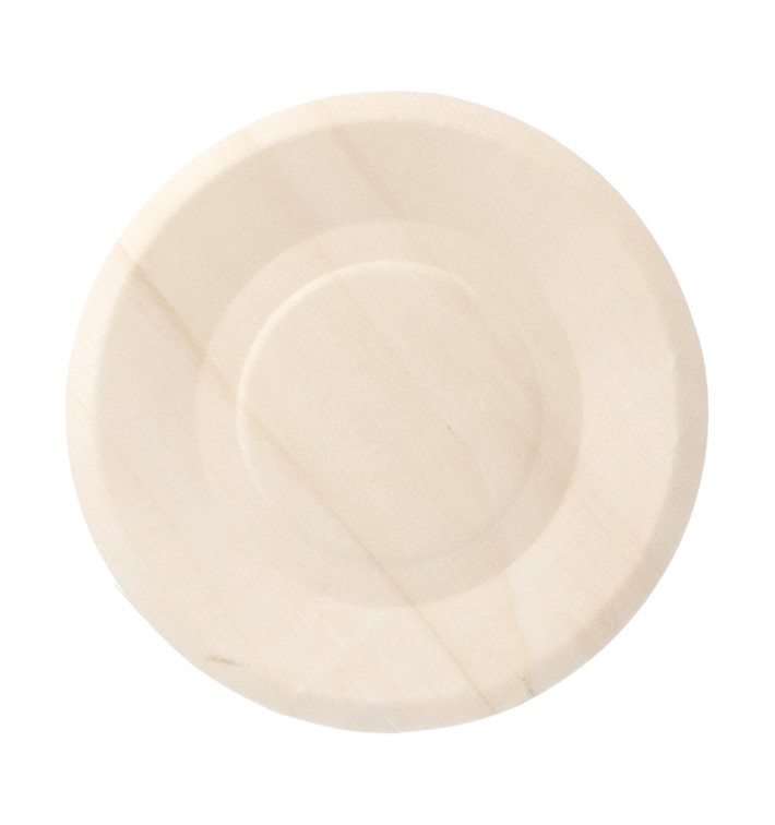 Assiette en Bois Ronde Ø15,5cm (300 Unités) Assiette en Bois Ronde Ø15,5cm (300 Unités)
