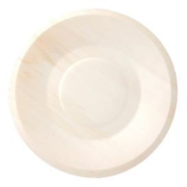 Assiette en Bois Ronde Ø19cm (250 Unités)