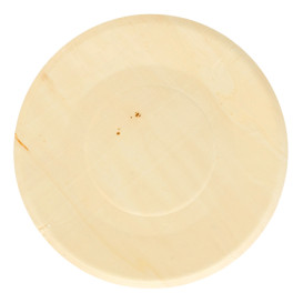 Assiette en Bois Ronde Ø21,5cm (50 Unités)