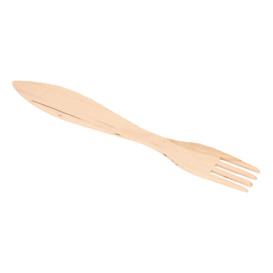 Fourchette en bois 150mm en Sachet (100 Unités)