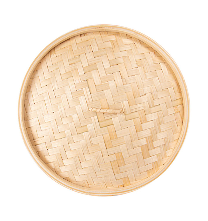 Couvercle Panier Vapeur "Maxi" en Bambou Ø30cm (4 Utés) Couvercle Panier Vapeur "Maxi" en Bambou Ø30cm (4 Utés)
