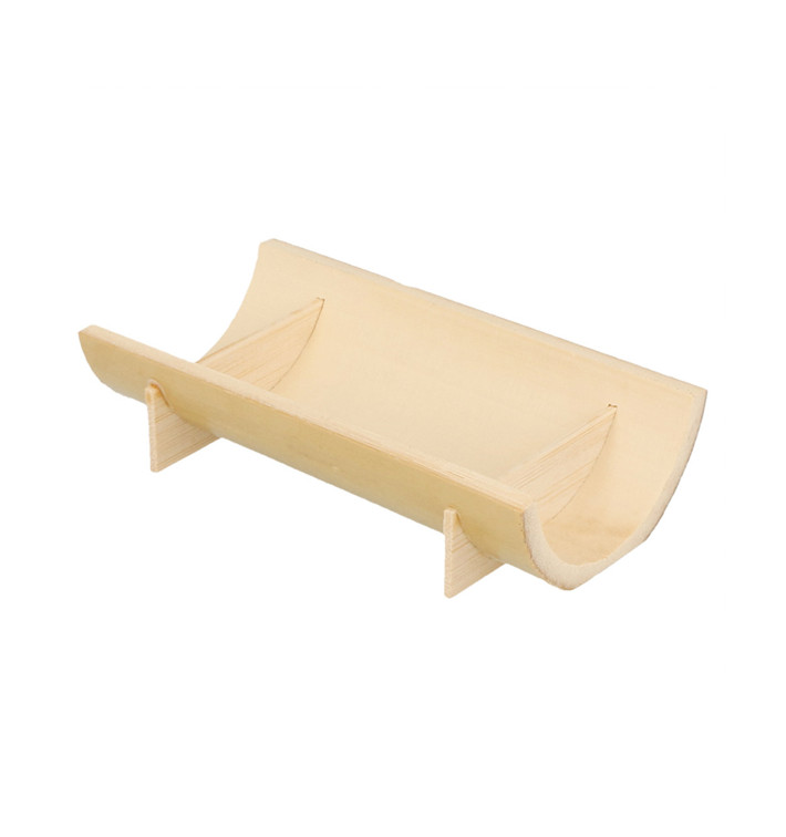 Barquette en Bambou 10x5x2,3cm (20 Utés) Barquette en Bambou 10x5x2,3cm (20 Utés)