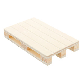 Plateau Mini Palette en Bois 13x8x2cm (40 Utés)