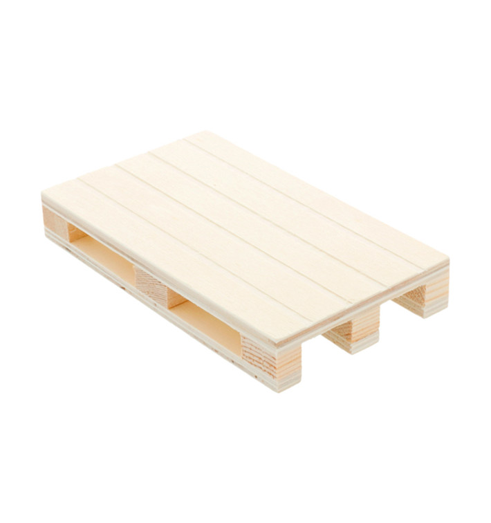 Plateau Mini Palette en Bois 13x8x2cm (40 Utés) Plateau Mini Palette en Bois 13x8x2cm (40 Utés)