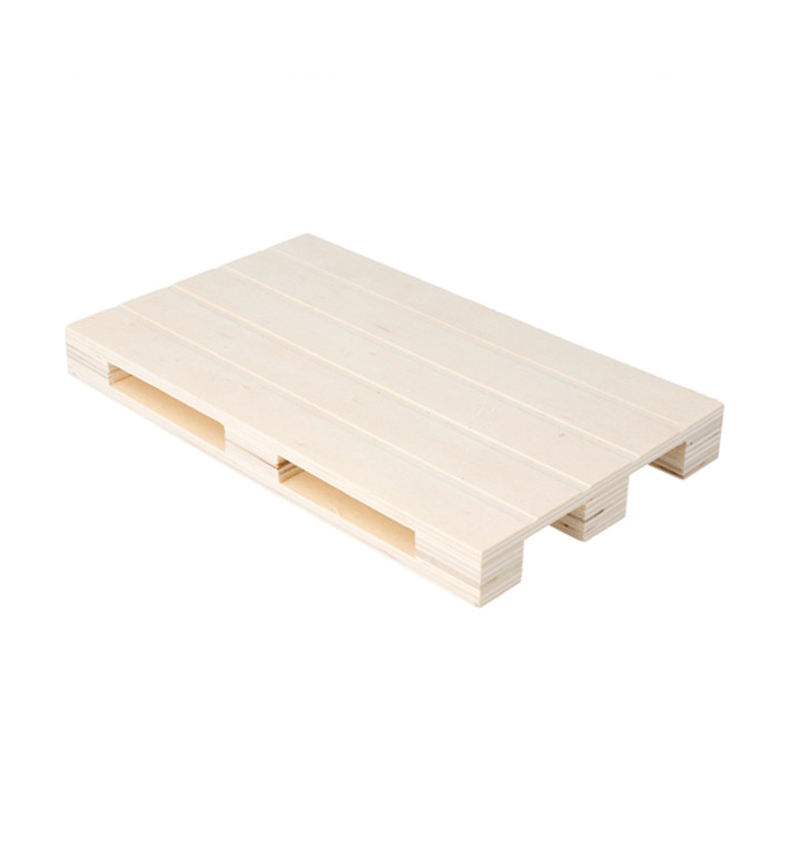 Plateau Mini Palette en Bois 20x12x2cm (1 Uté) Plateau Mini Palette en Bois 20x12x2cm (1 Uté)