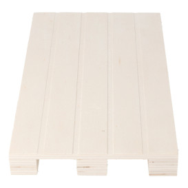 Plateau Mini Palette en Bois 20x12x2cm (40 Utés)