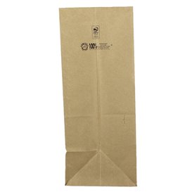 Sac en papier KRAFT sans anses 70g/m² 20+16x40cm (25 Unités)