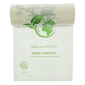 Rouleau de sacs plastique Bio Home Compost 25x37 cm (500 Utés)