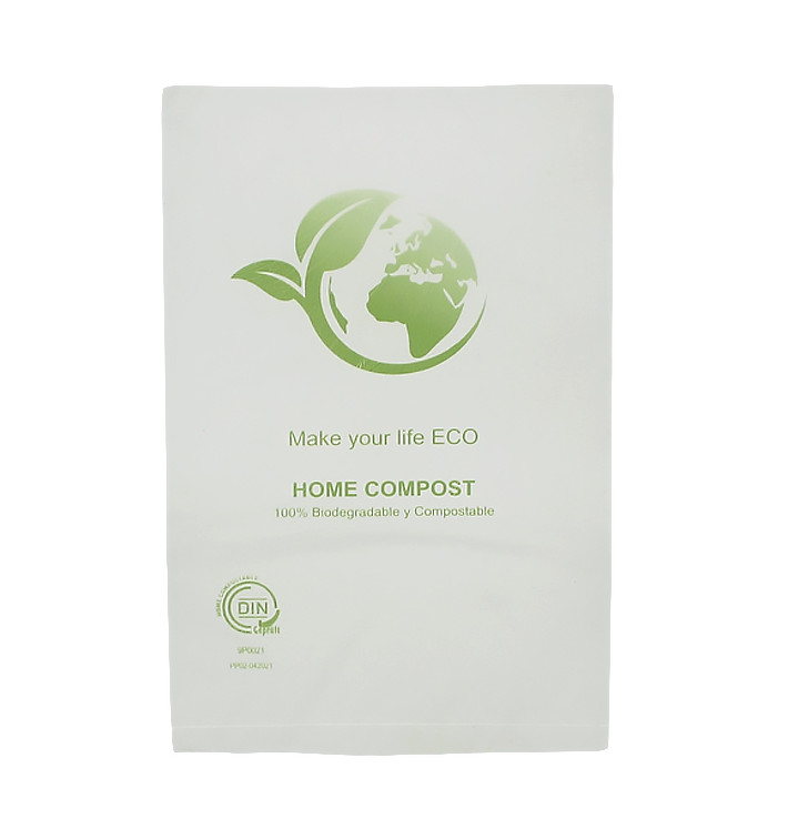 Sac Plastique Bio Home Compost 16x24cm (100 Utés)