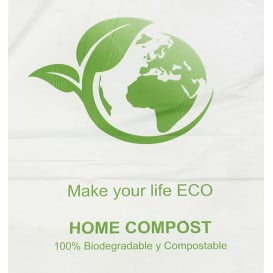Sac Plastique Block Bio Home Compost 25x37cm (100 Utés)