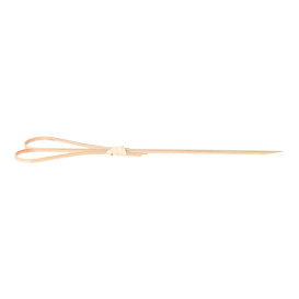 Pique en Bambou Décoré Coeur 120mm (100 Unités)