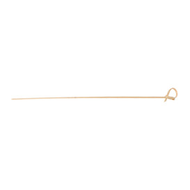 Pique en Bambou Décoré Boucle 210mm (100 Unités)