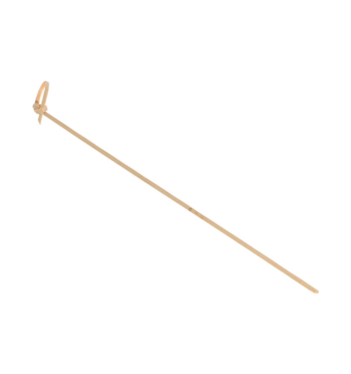 Pique en Bambou Décoré Boucle 210mm (10000 Unités) Pique en Bambou Décoré Boucle 210mm (10000 Unités)