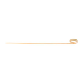 Pique en Bambou Décoré Spirale 200mm (100 Unités)