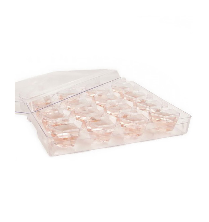 Kit Plateau et Couvercle + Support et 16 Bols Hexagonaux (12 Kits) Kit Plateau et Couvercle + Support et 16 Bols Hexagonaux (12 Kits)