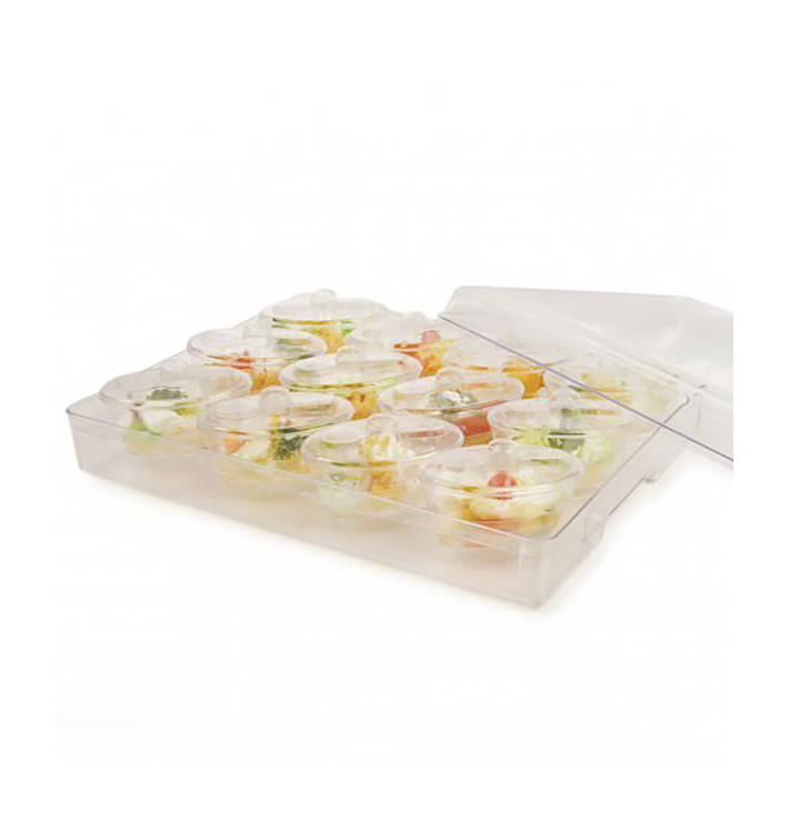 Kit Plateau et Couvercle + Support et 12 Bols Ovales (1 Kit) Kit Plateau et Couvercle + Support et 12 Bols Ovales (1 Kit)