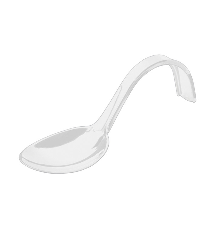 Cuillère Dégustation Anse Courbe Blanc 130mm (50 Utés)