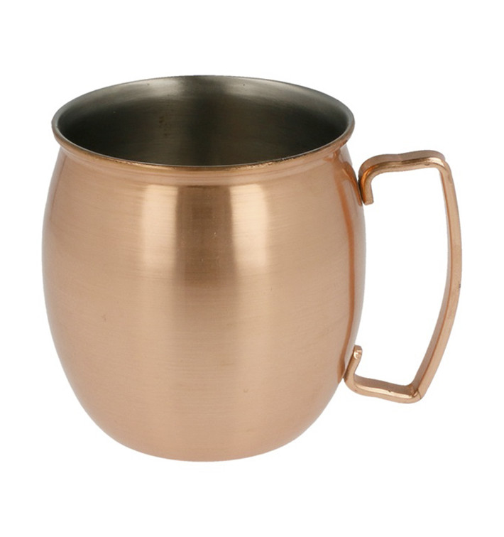 Mini Carafe en Acier Inox. Cuivre 540ml Ø8,6x10cm (6 Utés) Mini Carafe en Acier Inox. Cuivre 540ml Ø8,6x10cm (6 Utés)