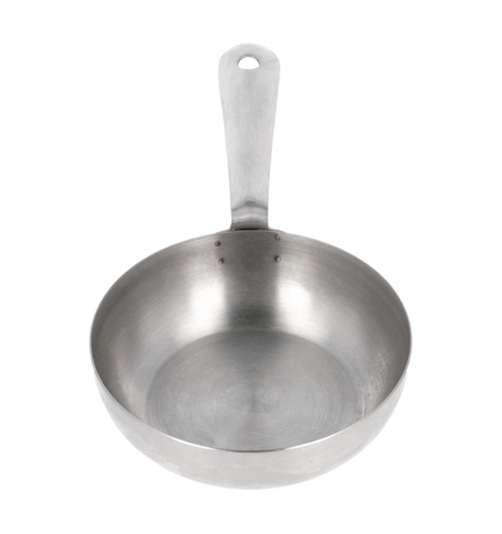 Mini poêle inox / mini sauteuse inox diamètre 7 cm, capacité 0,14