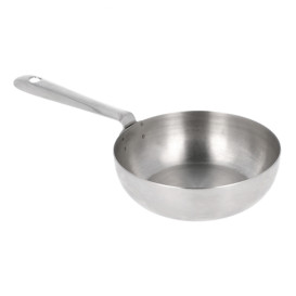 Mini Poêle en Acier Inoxydable Ø10x3cm (1 Uté)
