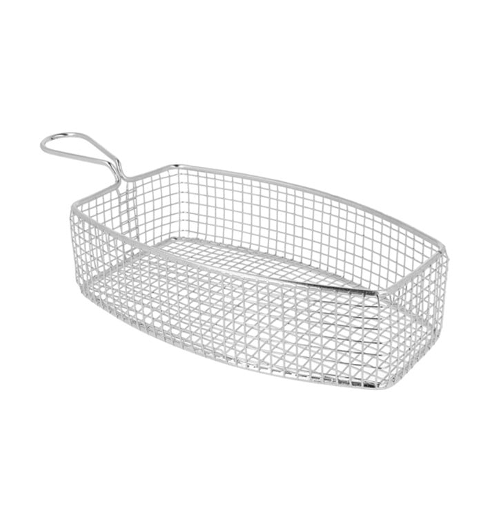 Mini friteuse de Présentation en Acier 23x13x6cm (6 Unités) Mini friteuse de Présentation en Acier 23x13x6cm (6 Unités)