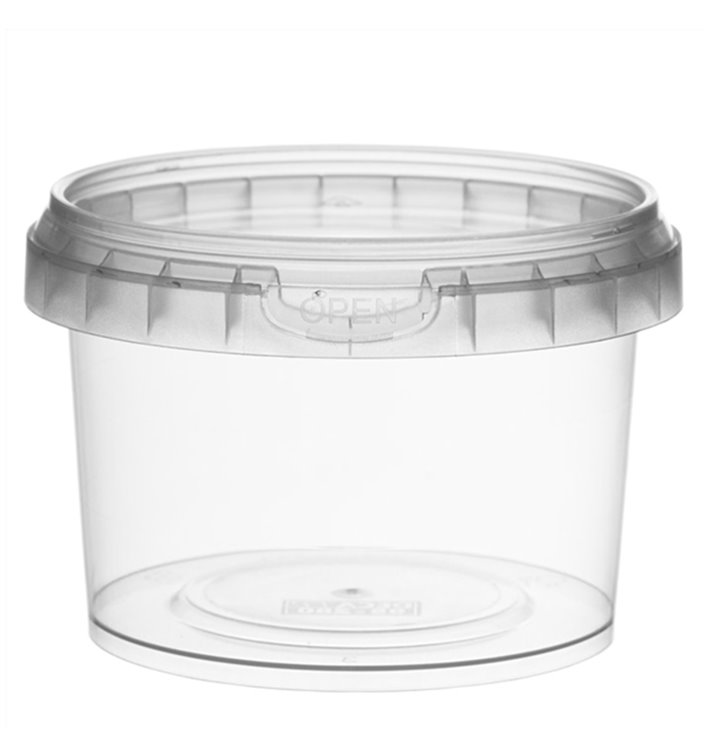 Récipient avec Couvercle Inviolable 280ml Ø9,5 (25 Utés) Récipient avec Couvercle Inviolable 280ml Ø9,5 (25 Utés)