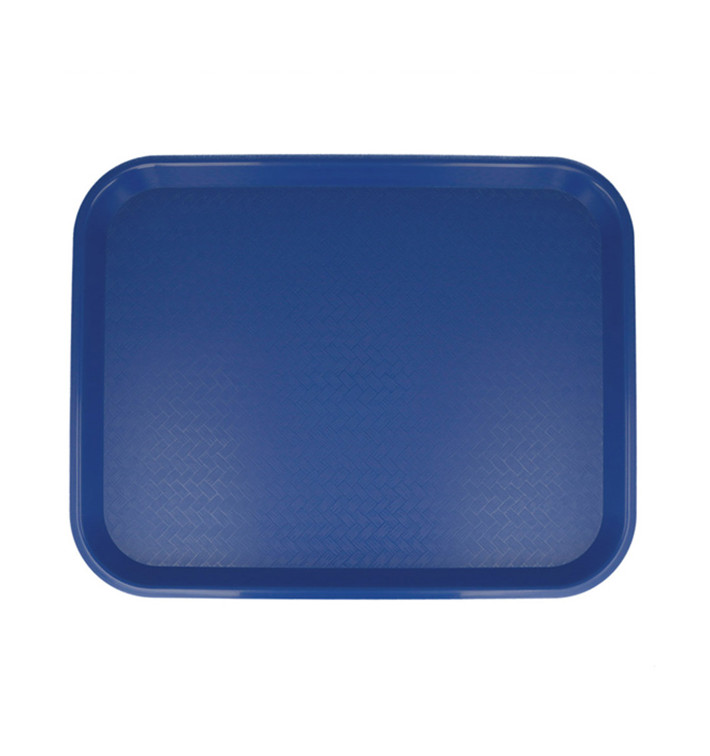 Plateau en Plastique Fast Food Bleu 35,5x45,3cm (12 Utés) Plateau en Plastique Fast Food Bleu 35,5x45,3cm (12 Utés)