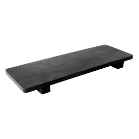 Base en Bambou Noir pour Sushi 30x11x2,5cm (1 Uté)