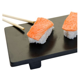 Base en Bambou Noir pour Sushi 50x23x2,5cm (10 Utés)