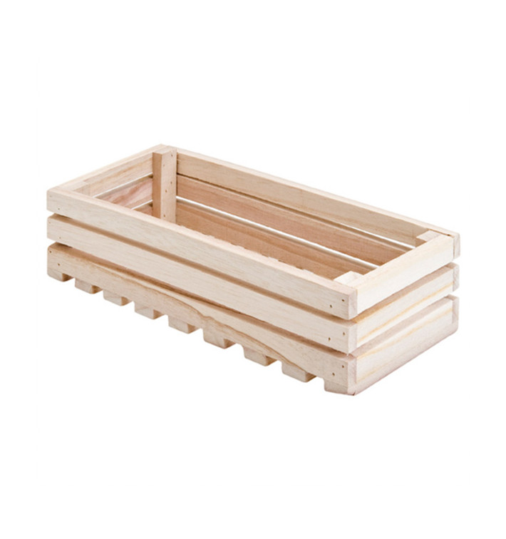 Caisse Présentation en Bois 21,6x10,2x6cm (1 Uté) Caisse Présentation en Bois 21,6x10,2x6cm (1 Uté)