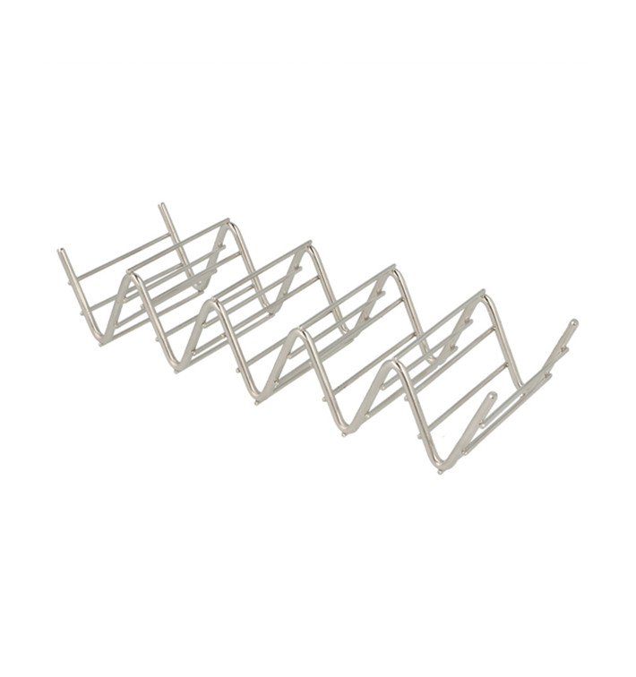 Support pour Hot Dog en Acier 197x64x38mm (12 Utés) Support pour Hot Dog en Acier 197x64x38mm (12 Utés)