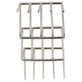Support pour Hot Dog en Acier 118x51x37mm (1 Uté)