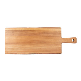 Plateau Présentation avec anse en Bois 533x176x15mm (8 Utés)